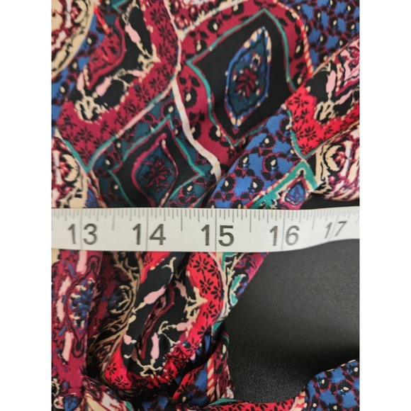 NWT Anthropologie Miska Midi Dress Medium Plum Prune Paisley Print Duster - Picture 7 of 7